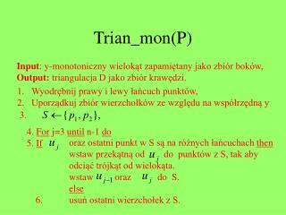 Trian_mon(P)