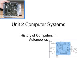 Unit 2 Computer Systems