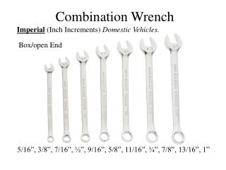 Combination Wrench