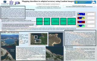 Mapping shorelines to subpixel accuracy using Landsat imagery