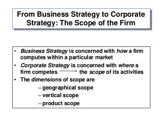 Transactions Costs and the Scope of the Firm