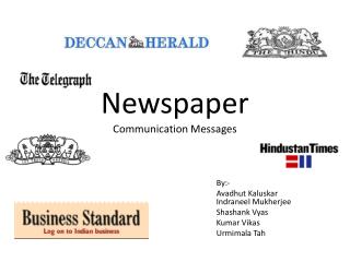 Newspaper Communication Messages