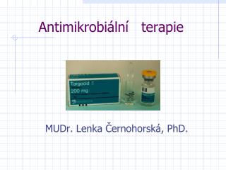 Antimikrobiální terapie