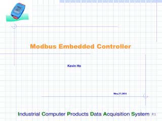 Modbus Embedded Controller