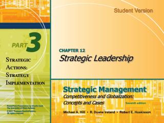 CHAPTER 12 Strategic Leadership