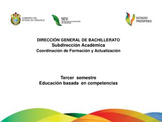 DIRECCIÓN GENERAL DE BACHILLERATO Subdirección Académica Coordinación de Formación y Actualización