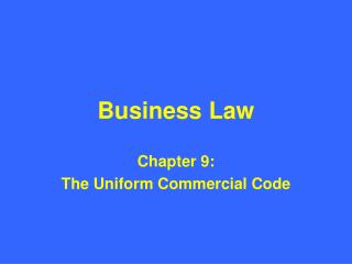 Business Law