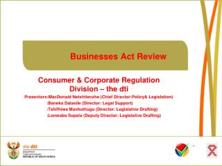 Businesses Act Review