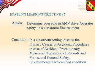 ENABLING LEARNING OBJECTIVE # 2