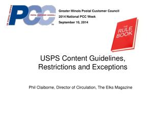 USPS Content Guidelines, Restrictions and Exceptions