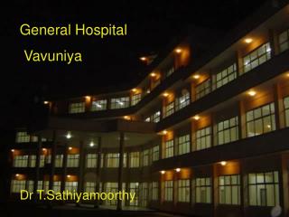 General Hospital Vavuniya