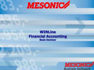 WINLine Financial Accounting Basis Seminar