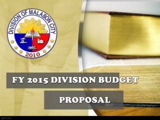 FY 2015 DIVISION BUDGET