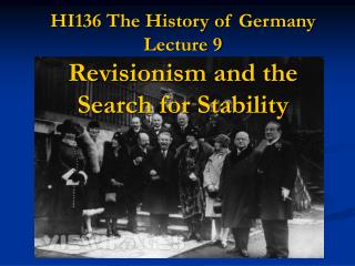 HI136 The History of Germany Lecture 9