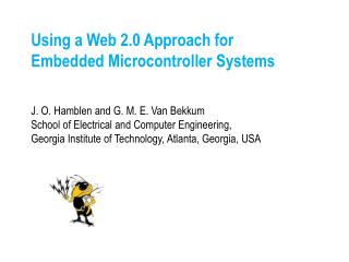 Using a Web 2.0 Approach for Embedded Microcontroller Systems