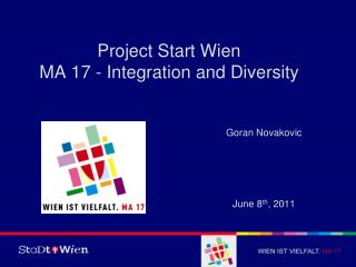 Project Start Wien MA 17 - Integration and Diversity