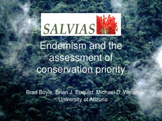 Endemism and the assessment of conservation priority