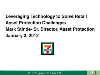 Leveraging Technology to Solve Retail Asset Protection Challenges