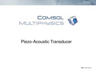 Piezo-Acoustic Transducer