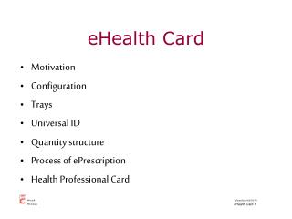 eHealth Card