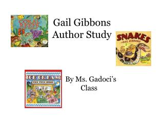 Gail Gibbons Author Study