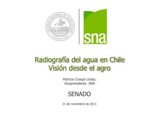 Radiografía del agua en Chile