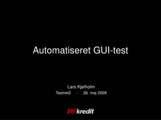 Automatiseret GUI-test