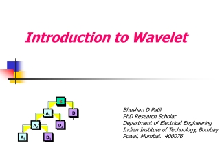 Introduction to Wavelet
