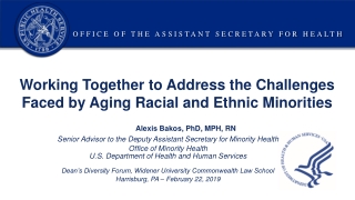 Working Together to Address the Challenges Faced by Aging Racial and Ethnic Minorities