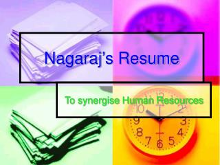 Nagaraj’s Resume
