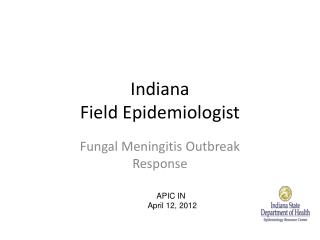 Indiana Field Epidemiologist