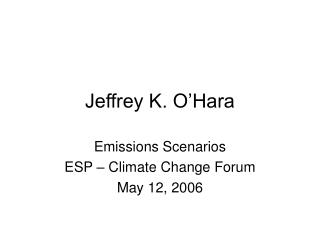 Jeffrey K. O’Hara