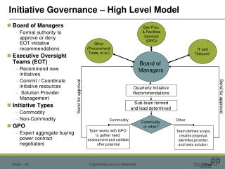 Initiative Governance – High Level Model