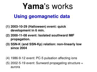 Yama 's works