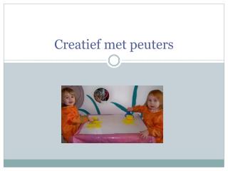 Creatief met peuters