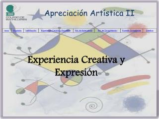 Apreciación Artística II