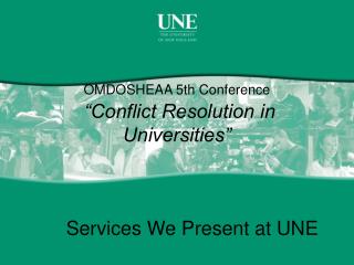 OMDOSHEAA 5th Conference “Conflict Resolution in Universities”