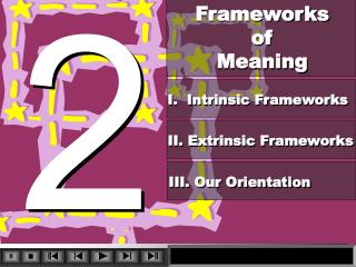 Frameworks of Meaning