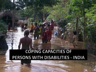 Coping Capacities of persons with disabilities - India