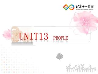 Unit13 People