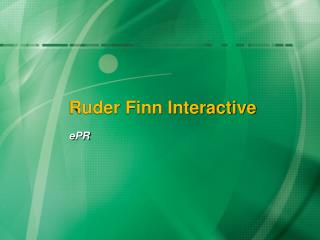 Ruder Finn Interactive