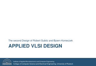 Applied VLSI Design