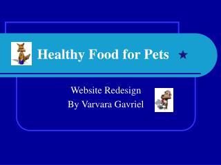 Healthy Food for Pets