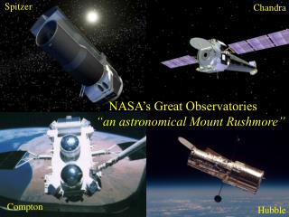 NASA’s Great Observatories “an astronomical Mount Rushmore”