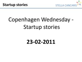 Startup stories