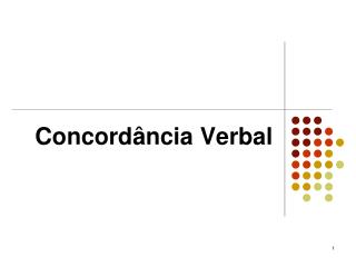 Concordância Verbal