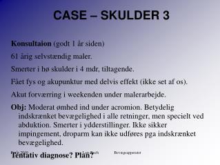 CASE – SKULDER 3