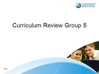 Mathematical Studies SL Curriculum Review