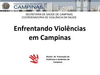 SECRETARIA DE SAÚDE DE CAMPINAS COORDENADORIA DE VIGILÂNCIA EM SAÚDE