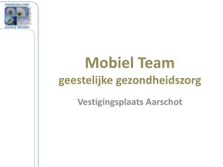Mobiel Team geestelijke gezondheidszorg